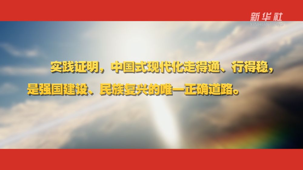 “强国建设、民族复兴的唯一正确道路”